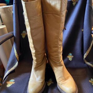 Chloe Tan Heeled Boots